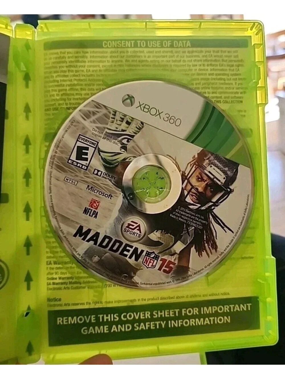 Xbox 360 Lot NCAA Football 13 Madden 15 NBA 2K14 Bundle